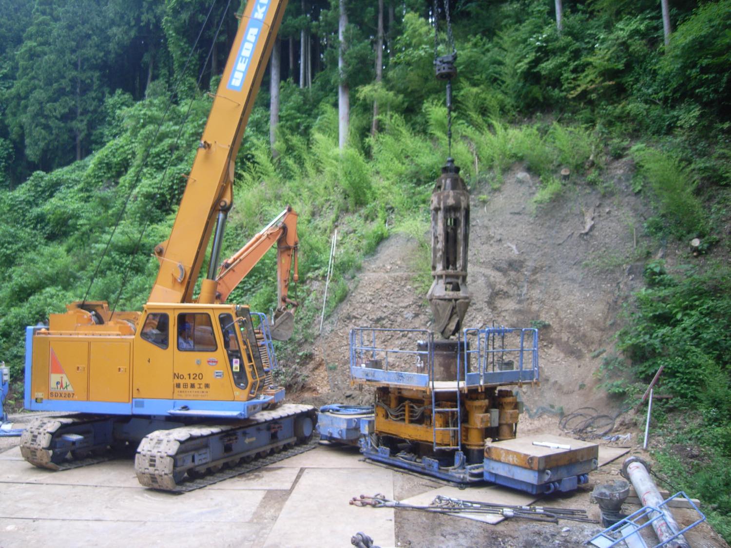 某川通常砂防工事