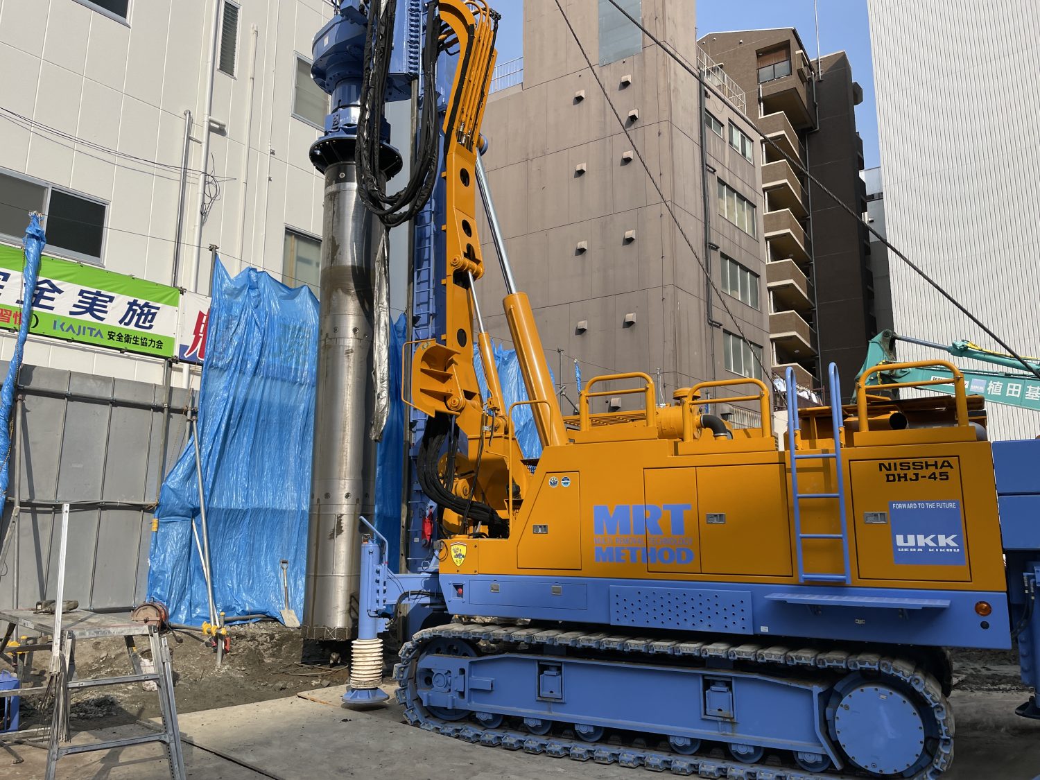 大阪市内某地中障害工事